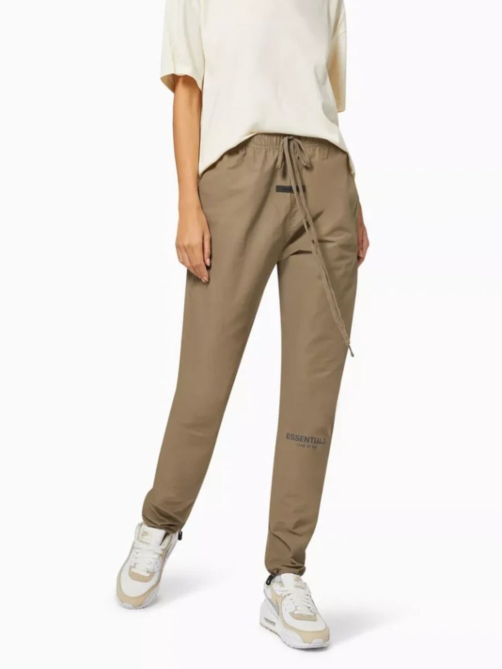 Essentials Track Pants Taupe (Small)